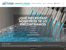 Tablet Screenshot of abyntek.com